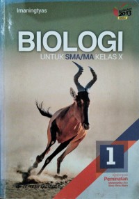 Image of BIOLOGI  Untuk SMA/MA KELAS X Kurikulum 2013